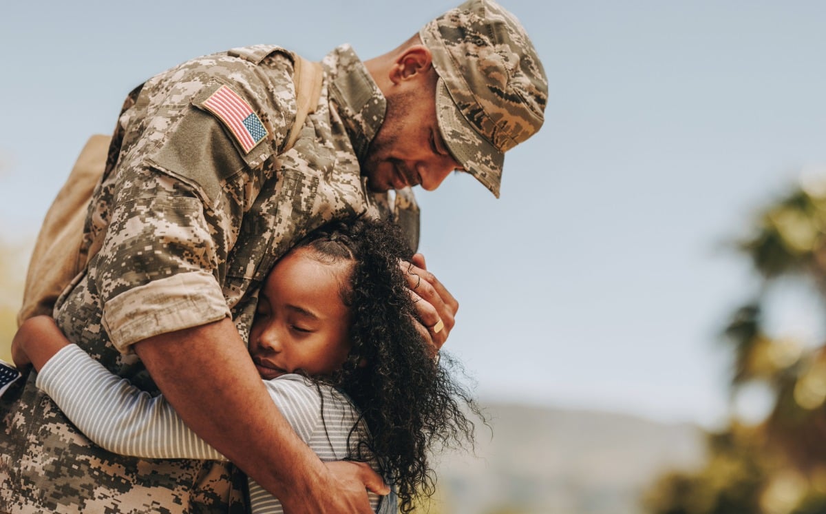 veteran happy