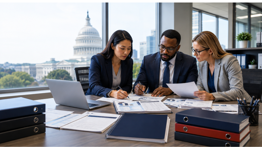 group in meeting - federal procurement - washington DC