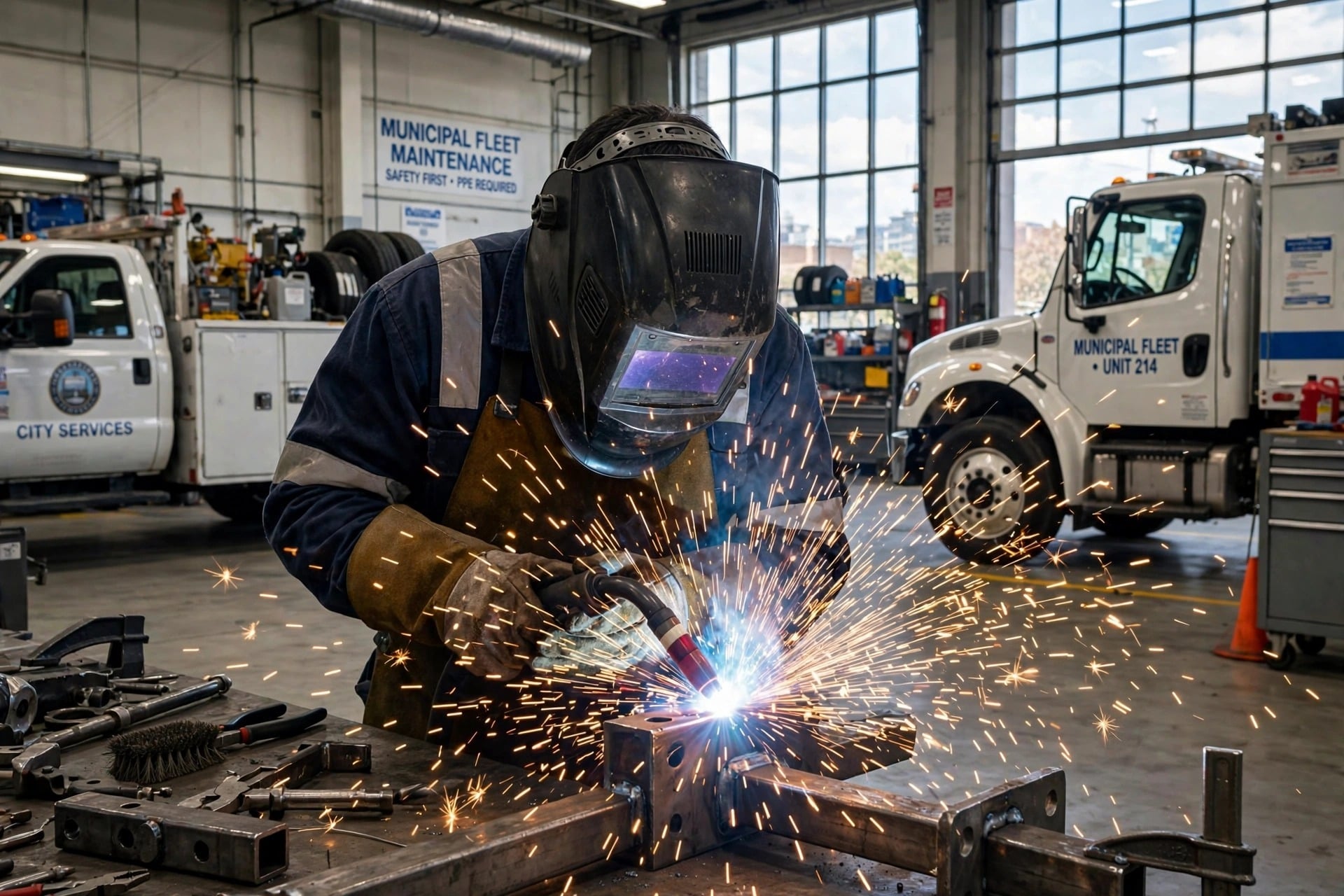 Miller welding equipment for municipal fleet shops - NYC agency buyer guide